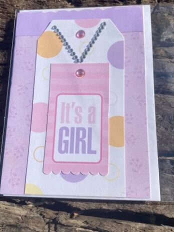 Baby girl card