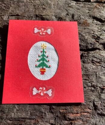 Christmas tree cross stitch