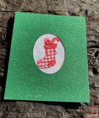 Christmas stocking cross stitch