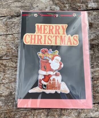 Santa down the chimney