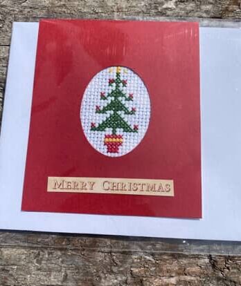 Christmas tree cross stitch
