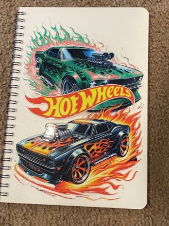 Hot wheels A5 notebook