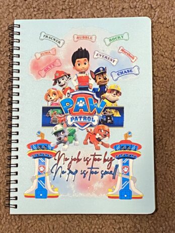 Paw Patrol A5 notebook