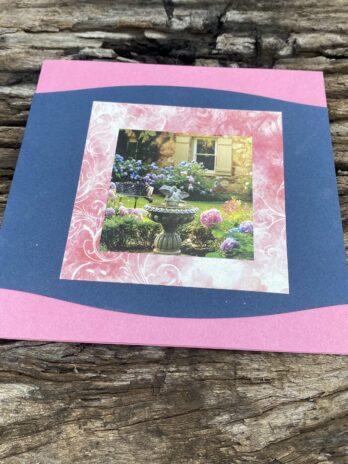 Flower garden card